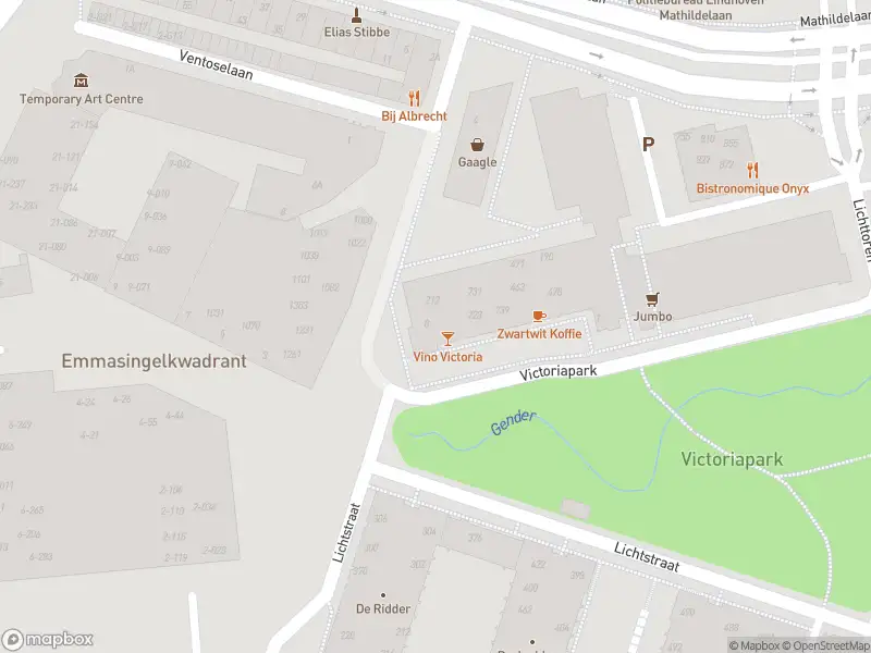 Politie naar de Victoriapark in Eindhoven vanwege ongeval met letsel