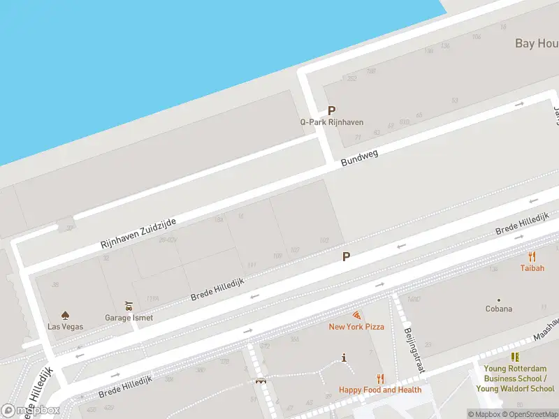 Politie naar de Rijnhaven Z.z. in Rotterdam vanwege ongeval met letsel