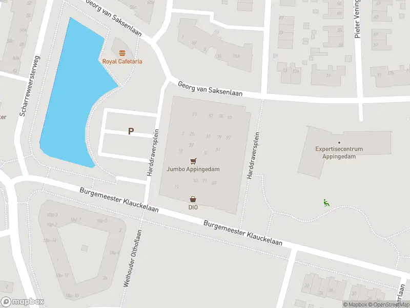 Brandweer met grote spoed naar de Harddraversplein in Appingedam vanwege gebouwbrand