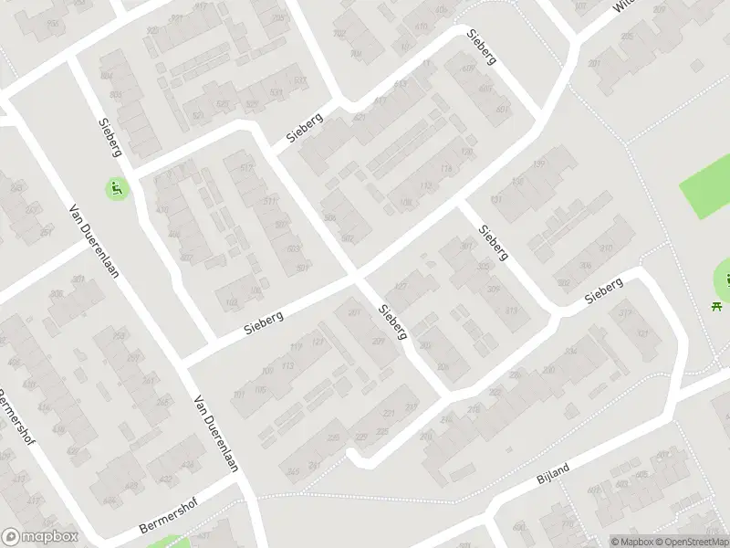 Politie naar de Sieberg in Uden vanwege ongeval met letsel