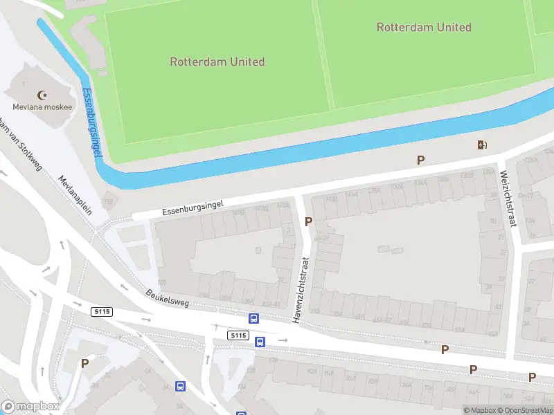 Ambulance met grote spoed naar de Essenburgsingel in Rotterdam