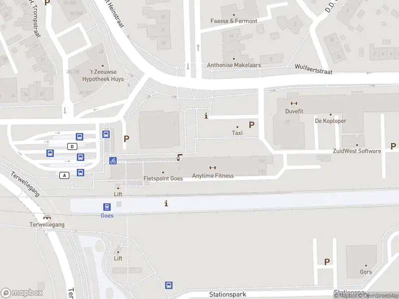 Brandweer met gepaste spoed naar de Stationsplein in Goes