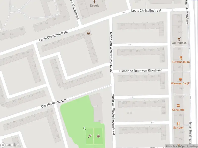 Ambulance met grote spoed naar de Tartaud-Kleinhof in Amsterdam