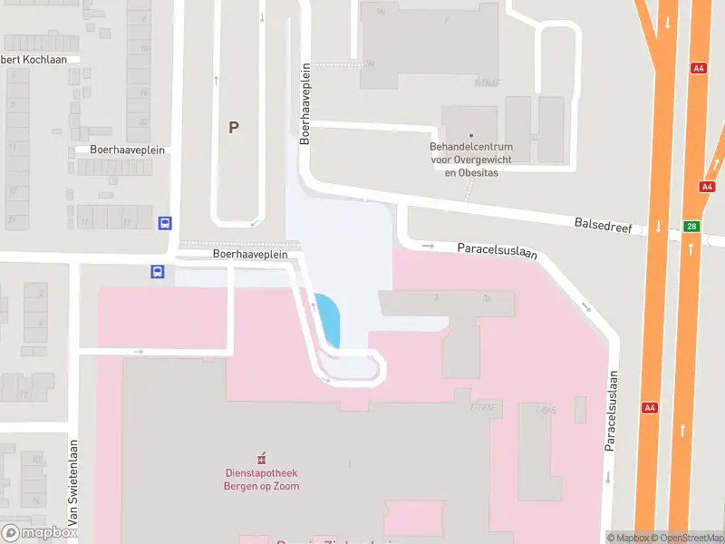 Ambulance met gepaste spoed naar de Boerhaaveplein in Bergen op Zoom