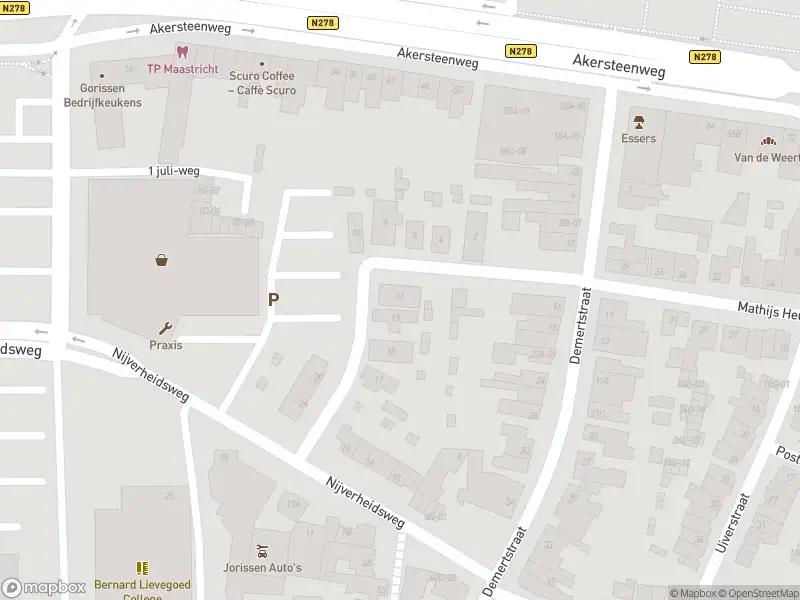Brandweer met grote spoed naar de Zilvermeeuwstraat in Maastricht vanwege een buitenbrand