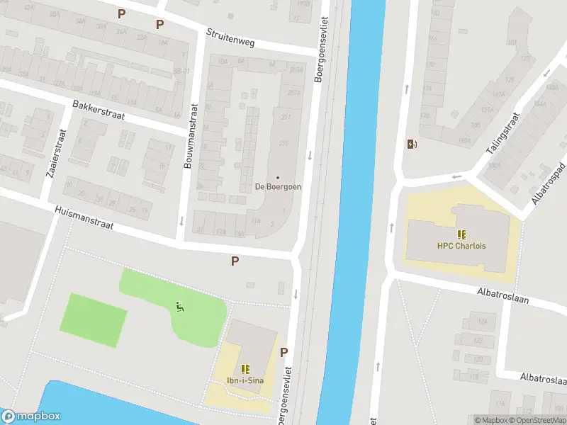 Ambulance met gepaste spoed naar de Huismanstraat in Rotterdam