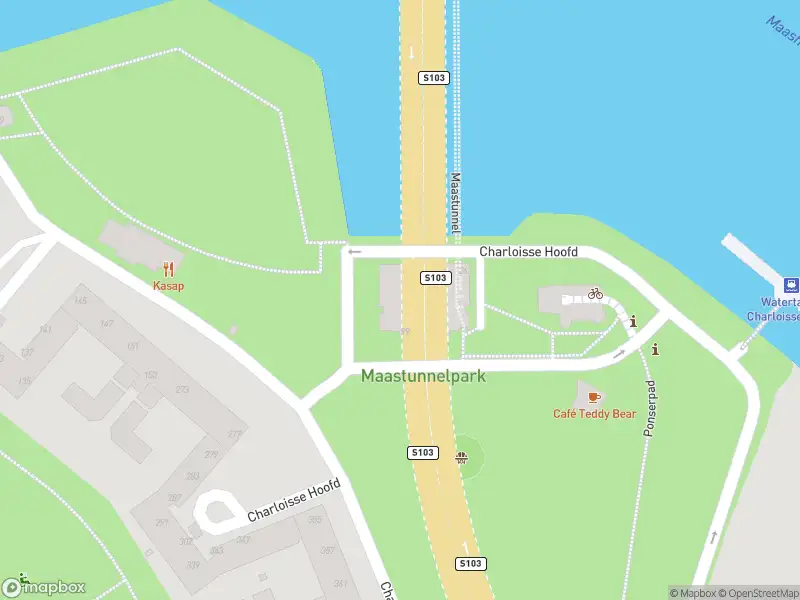 Ambulance met gepaste spoed naar de Charloisse Hoofd in Rotterdam