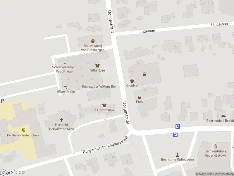 Brandweer met grote spoed naar de Dorpsstraat in Opheusden vanwege waarnemen gaslucht