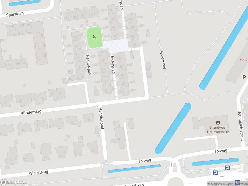 Ambulance met gepaste spoed naar de Hockeypad in Hellevoetsluis