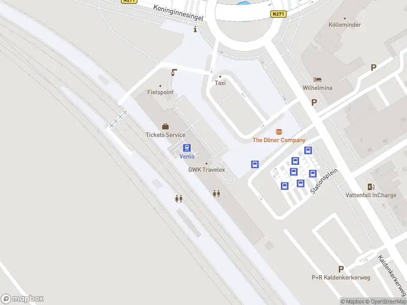 Ambulance met gepaste spoed naar de Stationsplein in Venlo