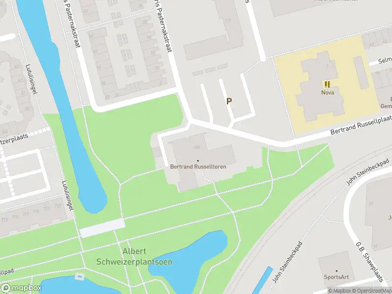 Ambulance met gepaste spoed naar de Bertrand Russellplaats in Rotterdam