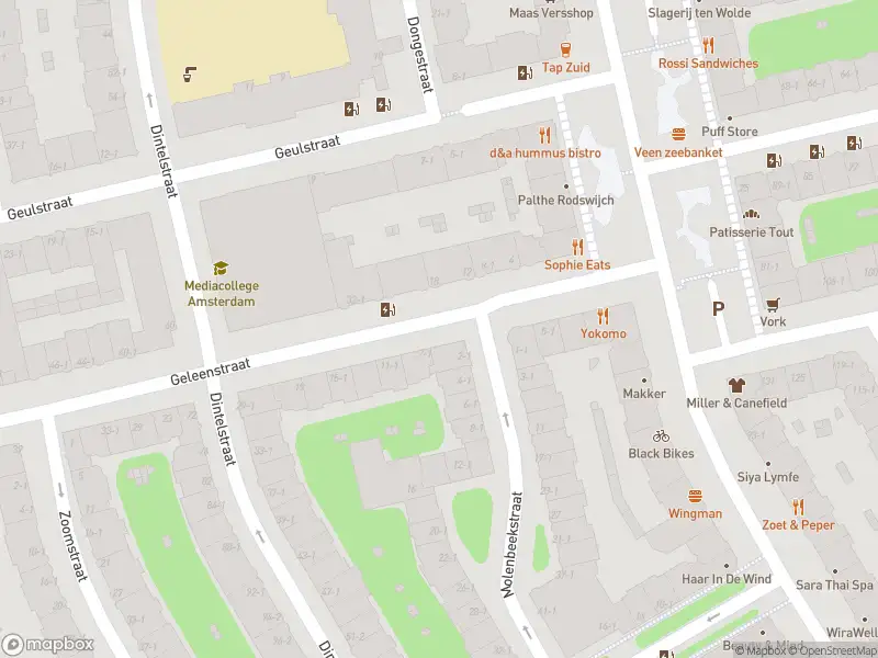 Politie met grote spoed naar de Geulstraat in Amsterdam