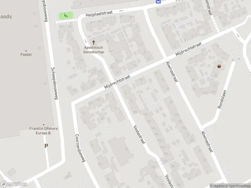 Ambulance met gepaste spoed naar de Vestastraat in Rotterdam