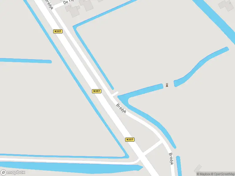 Brandweer met gepaste spoed naar de Brédyk in Stiens vanwege stormschade