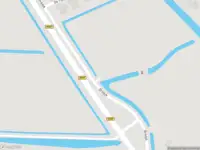 Brandweer met gepaste spoed naar de Brédyk in Stiens vanwege stormschade