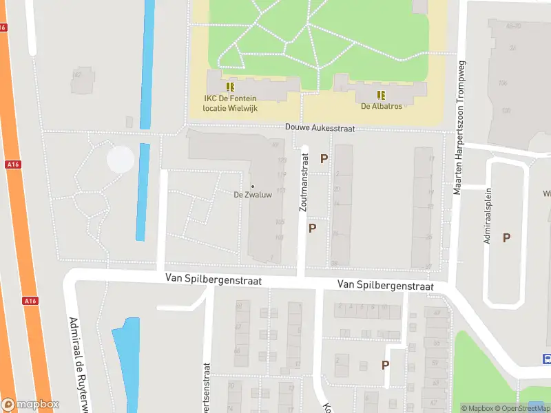 Ambulance met gepaste spoed naar de Zoutmanstraat in Dordrecht
