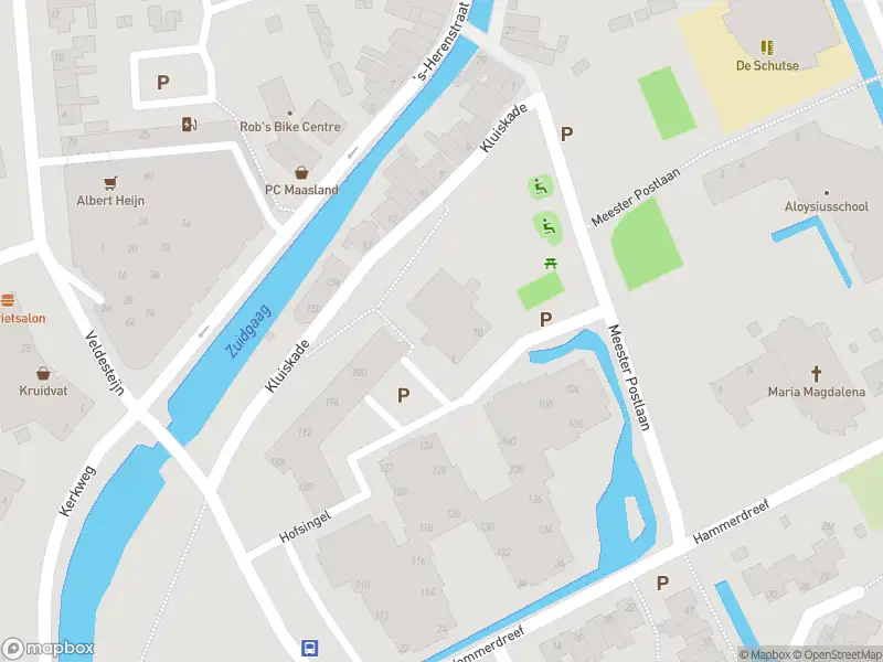 Ambulance met gepaste spoed naar de Kluiskade in Maasland