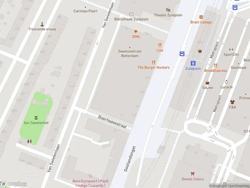Besteld ambulance vervoer naar de Boerhaavestraat in Rotterdam