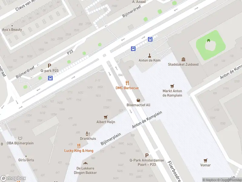 Ambulance met gepaste spoed naar de Foppingadreef in Amsterdam