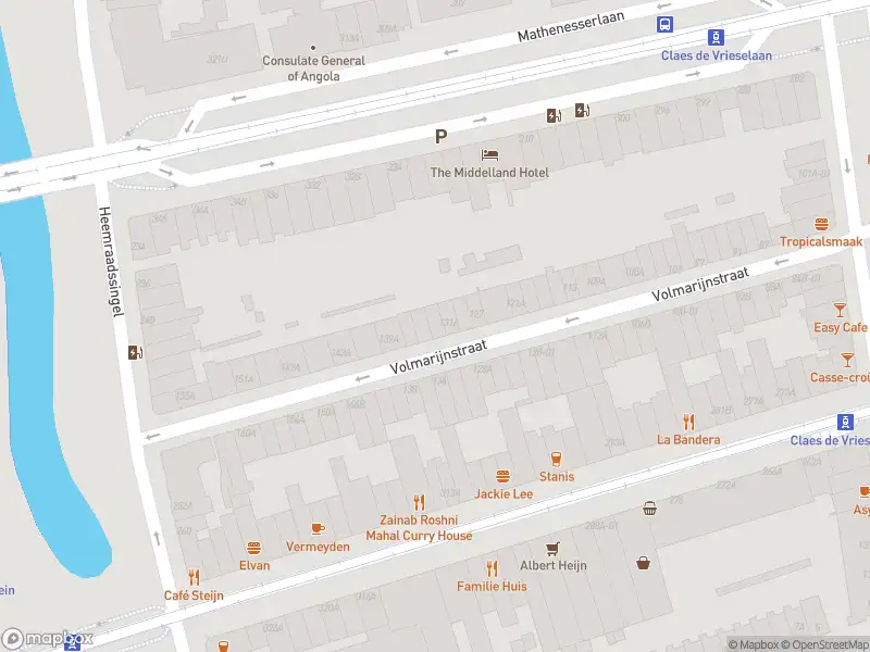 Ambulance met gepaste spoed naar de Volmarijnstraat in Rotterdam