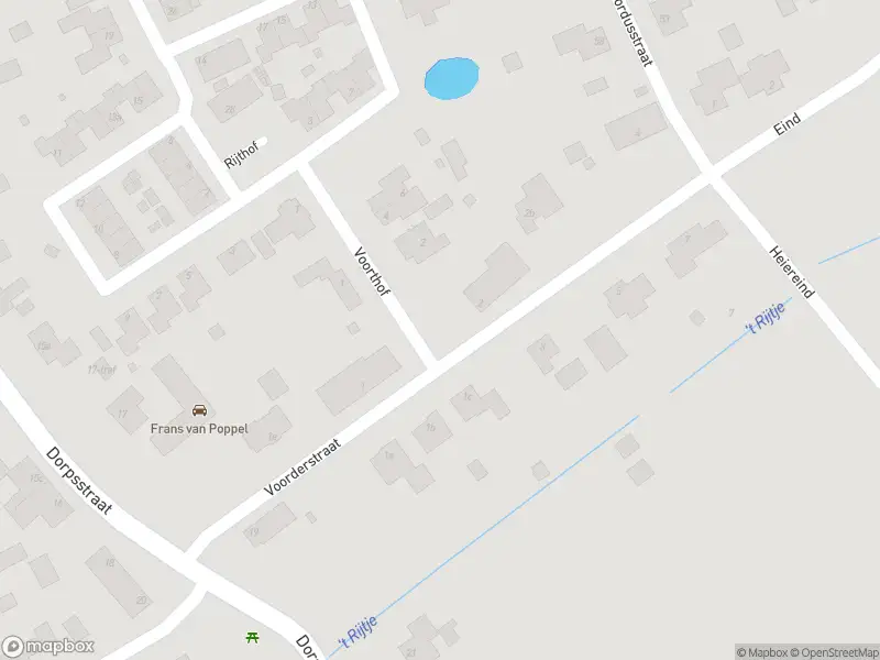 Politie naar de Voorderstraat in Riethoven vanwege ongeval met letsel