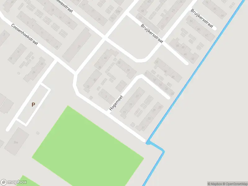 Brandweer met gepaste spoed naar de Hogemeet in Vierpolders