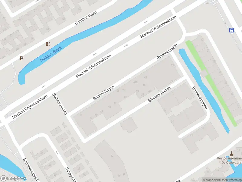 Brandweer met grote spoed naar de Buitenklingen in 's-Gravenhage