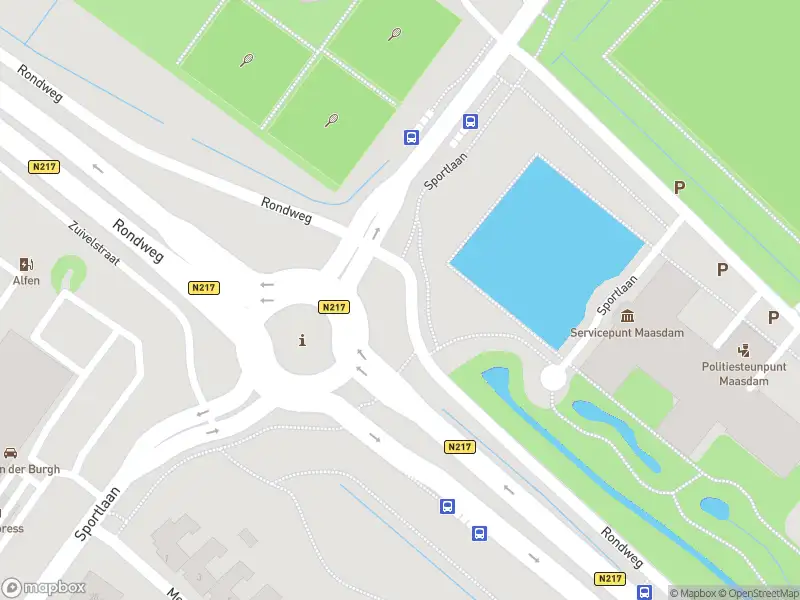Ambulance met gepaste spoed naar de Sportlaan in Maasdam