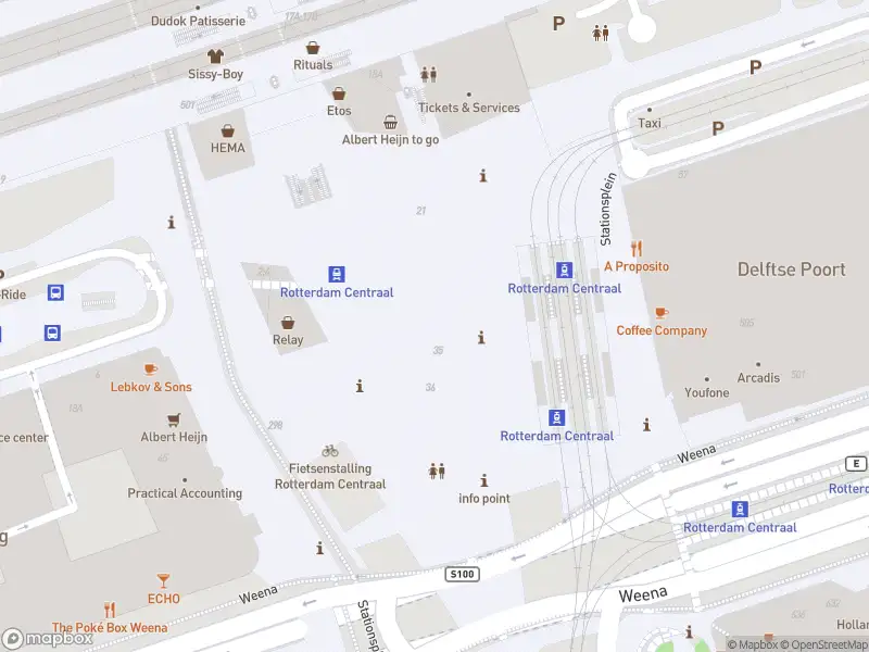 Besteld ambulance vervoer naar de Stationsplein in Rotterdam