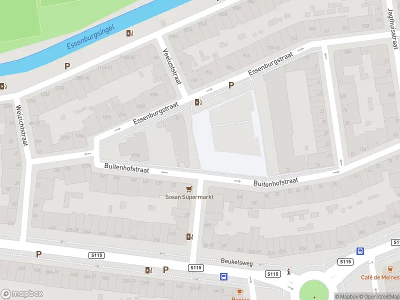 Ambulance naar de Buitenhofstraat in Rotterdam