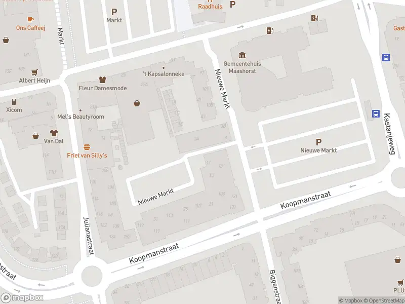 Politie naar de Nieuwe Markt in Uden vanwege ongeval met letsel