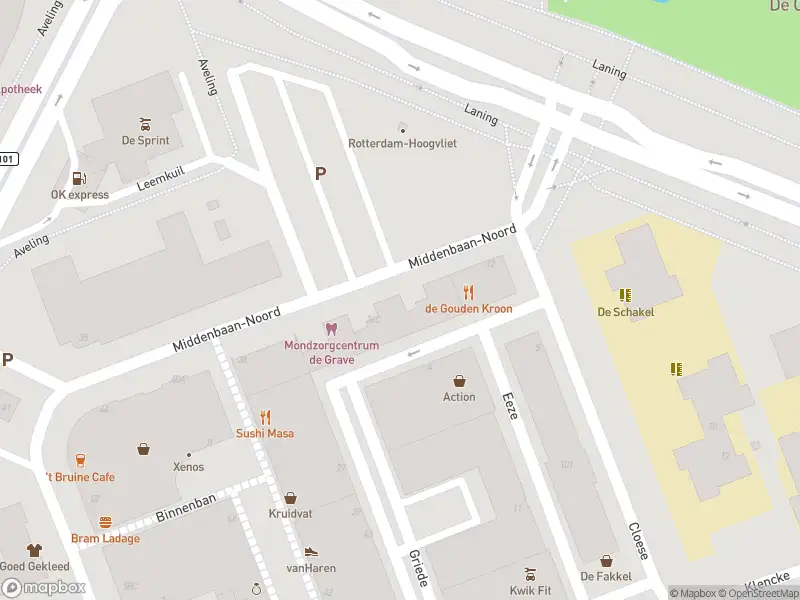 Ambulance met grote spoed naar de Middenbaan-Noord in Hoogvliet Rotterdam