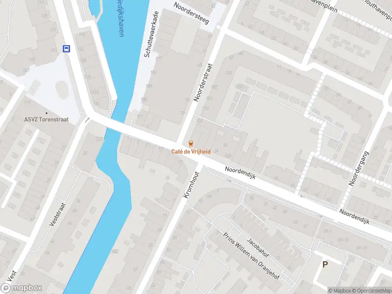 Ambulance met gepaste spoed naar de Noordendijk in Dordrecht