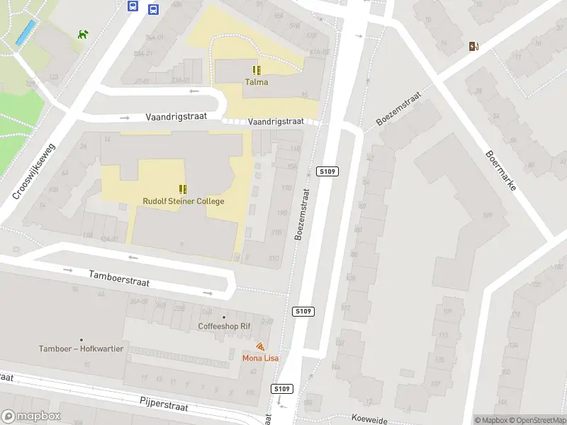 Ambulance met grote spoed naar de Boezemstraat in Rotterdam
