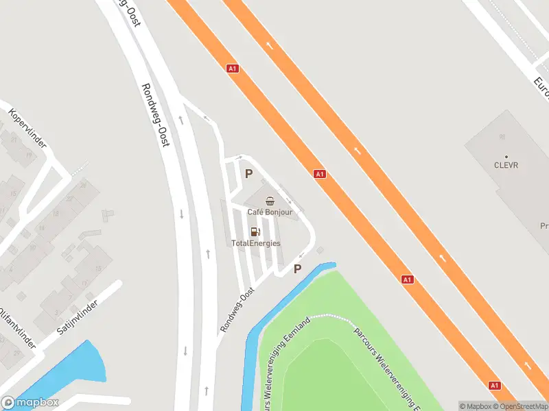 Traumahelikopter met grote spoed naar de Rondweg-Oost in Amersfoort