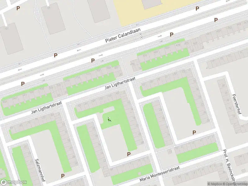 Brandweer met gepaste spoed naar de De la Sallestraat in Amsterdam