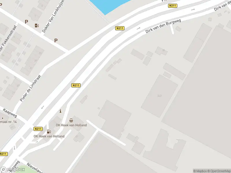 Politie naar de Dirk van den Burgweg in Hoek van Holland