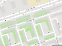 Brandweer met gepaste spoed naar de De la Sallestraat in Amsterdam