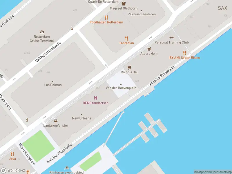 Brandweer met grote spoed naar de Van der Hoevenplein in Rotterdam vanwege afgaan automatisch brandalarm