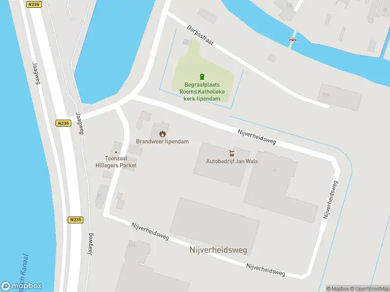 112 melding Brandweer met gepaste spoed naar de Nijverheidsweg in Ilpendam