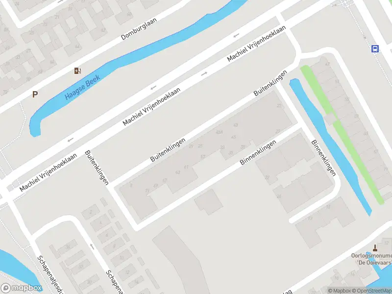 Brandweer met grote spoed naar de Buitenklingen in 's-Gravenhage vanwege afgaan automatisch brandalarm