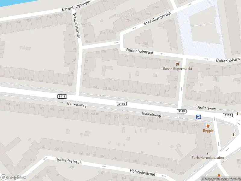 Ambulance met gepaste spoed naar de Beukelsweg in Rotterdam