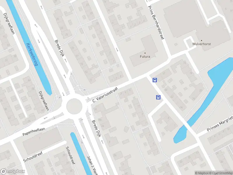 Politie naar de C. Valeriusstraat in Oudewater vanwege aanrijding met letsel