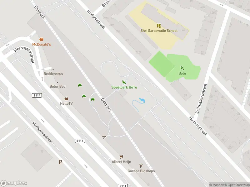 Ambulance met gepaste spoed naar de Vierhavensstraat in Rotterdam