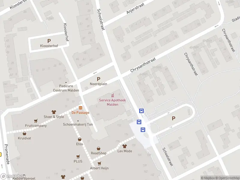 Brandweer met gepaste spoed naar de Schoolstraat in Malden vanwege een liftopsluiting