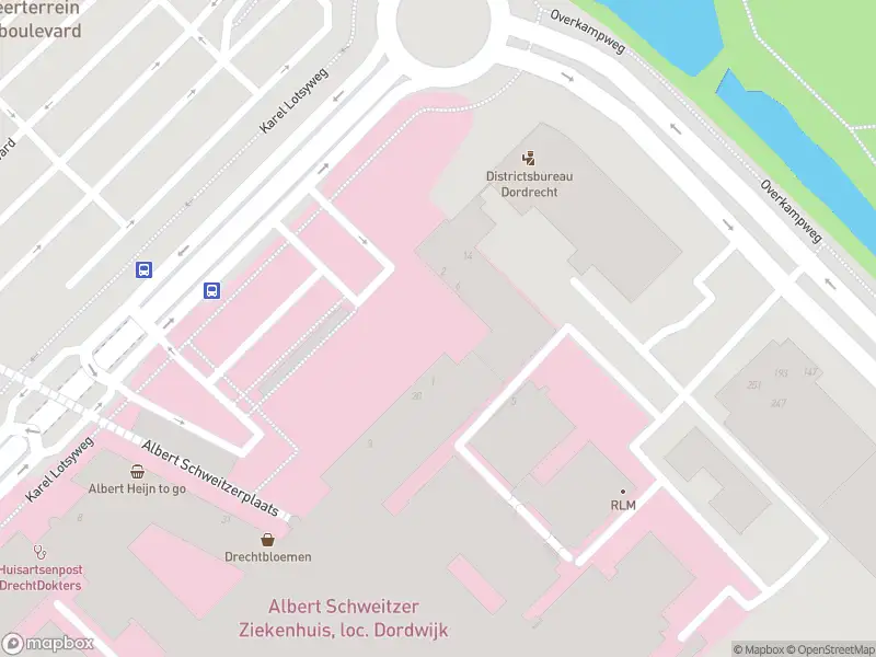 Ambulance met grote spoed naar de Albert Schweitzerplaats in Dordrecht