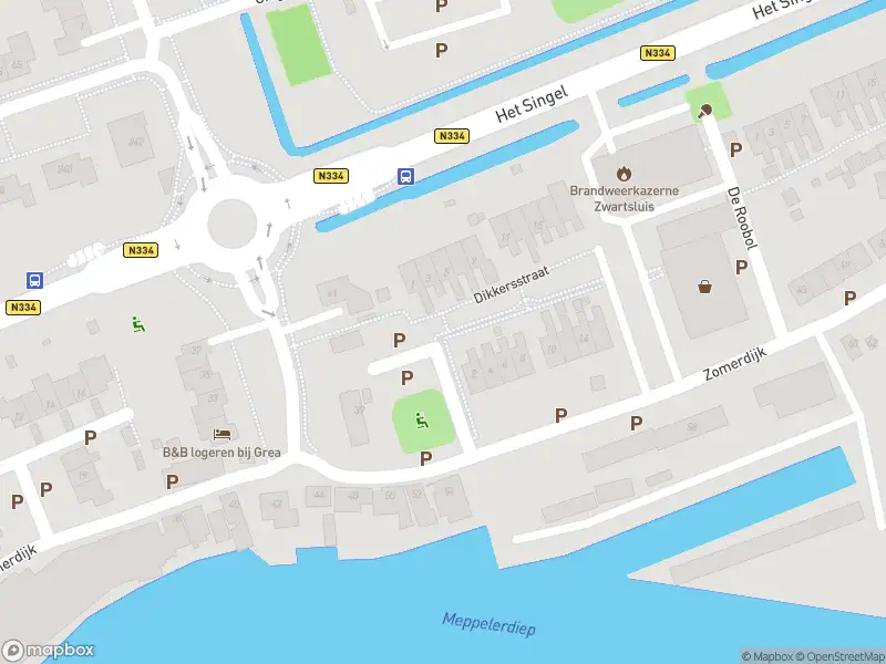 Politie naar de Dikkersstraat in Zwartsluis vanwege aanrijding met letsel
