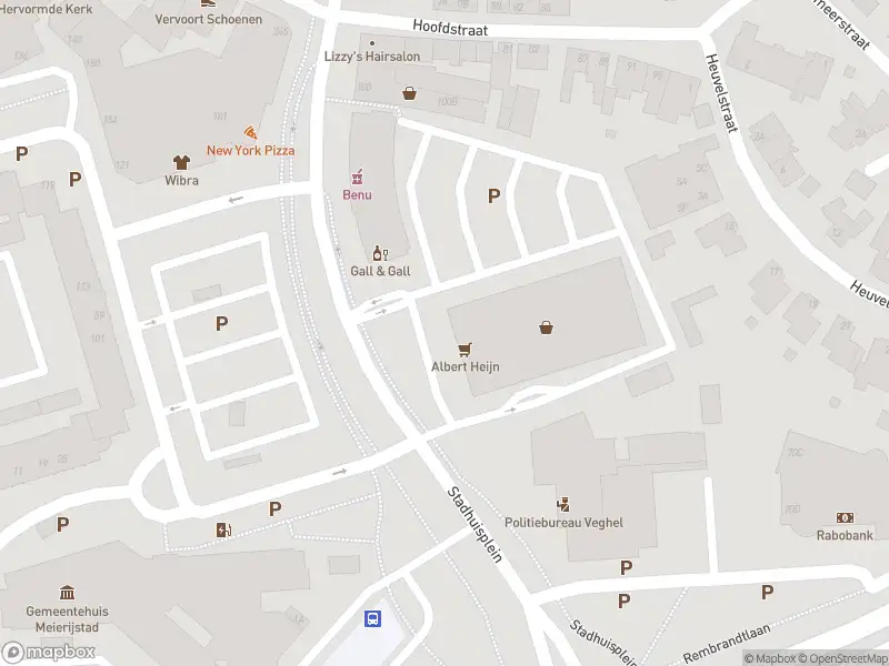 Politie naar de Stadhuisplein in Veghel vanwege ongeval met letsel
