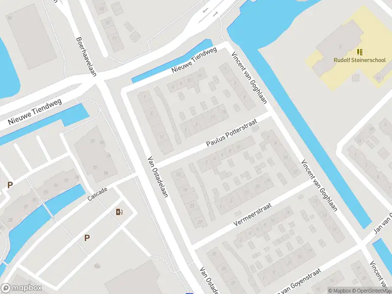 Brandweer met grote spoed naar de Paulus Potterstraat in Krimpen aan den IJssel vanwege gebouwbrand
