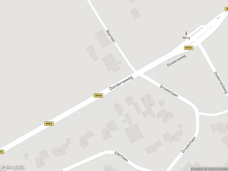 Politie met grote spoed naar de Donderseweg in Norg vanwege ongeval met letsel